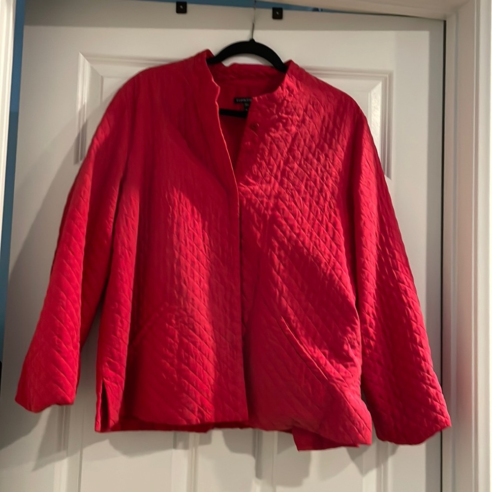 Eileen fisher quilted jacket